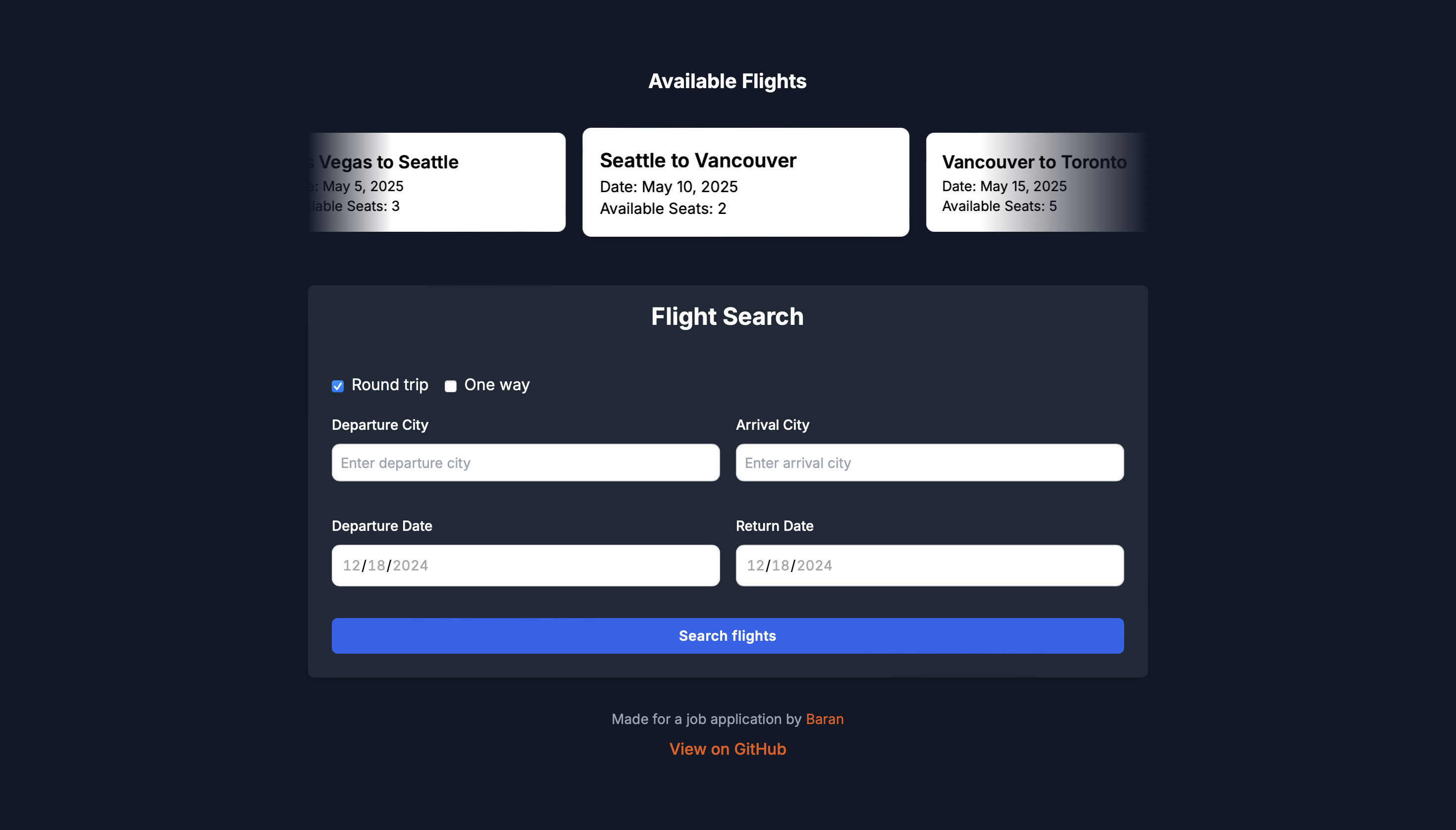 Search Flight