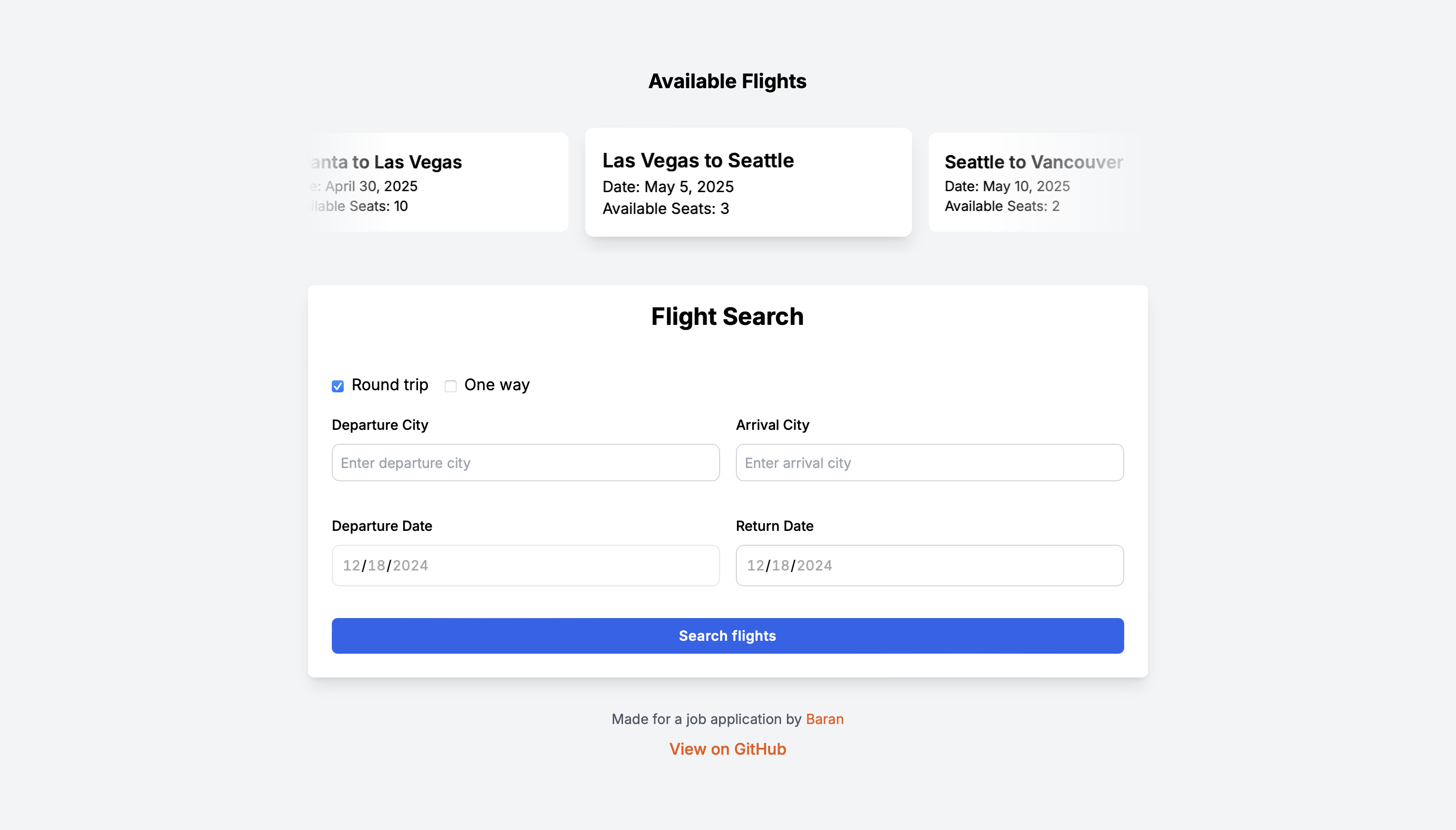 Search Flight