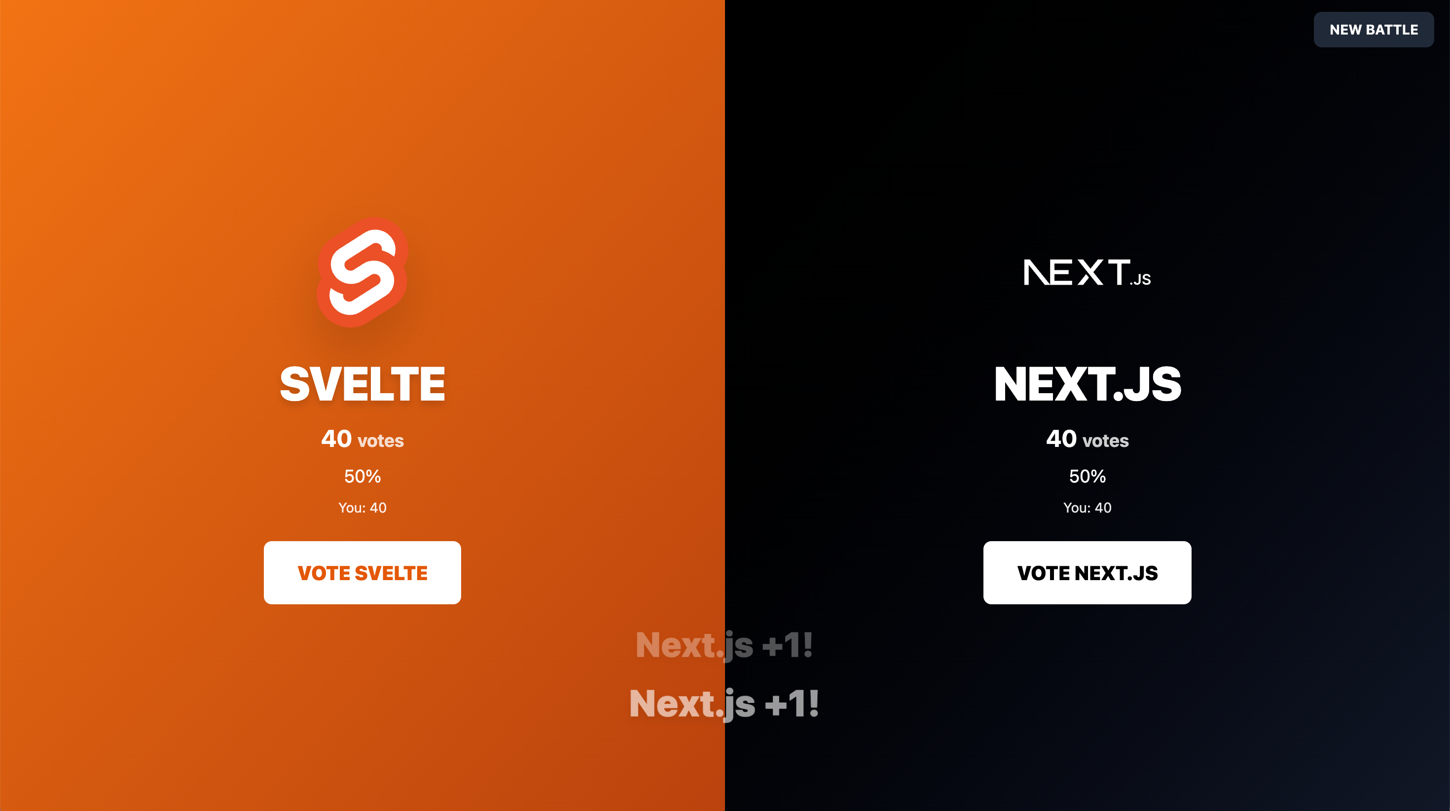 Svelte vs. Next.js: A Tug of War Game